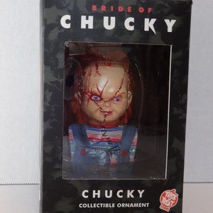 Holiday Horrors Bride of Chucky Bust Ornament